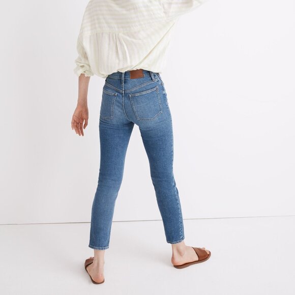 Madewell The Perfect Vintage Crop Jean in Sandford Wash, Summerweight, Size 25 - Picture 2 of 14